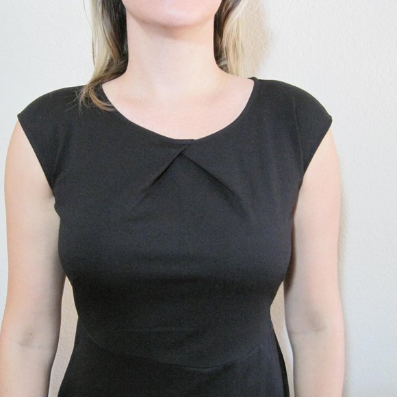 Merona Black Sheath Dress Small Sleeveless Womens Work Career Cocktail Party - Picture 6 of 6
